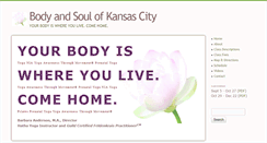 Desktop Screenshot of bodyandsoulkc.com